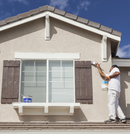 peinture extérieure à Malleret-Boussac dans la Creuse 23